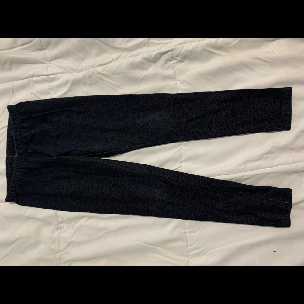 Girls denim leggings